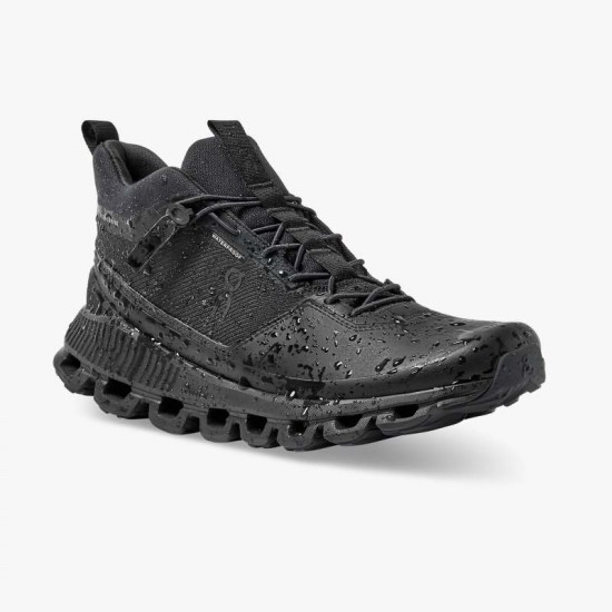 On Cloud Hi Waterproof Alle Schwarz Damen