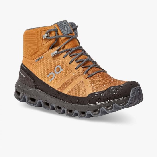 On Cloudrock Waterproof Pekannuss/Braun Herren