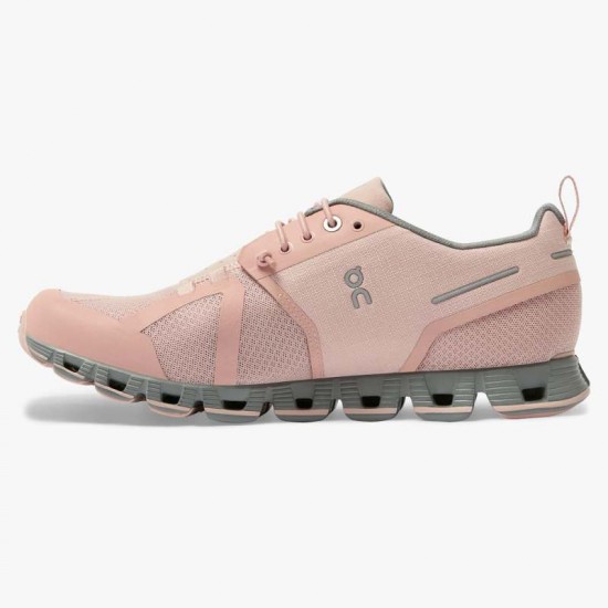 On Cloud Waterproof Rosa/Mond Damen